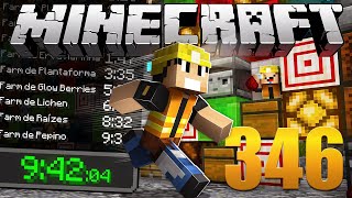 Speedrun de Farms  Minecraft Em busca da casa automática 346 [upl. by Ahsimak636]