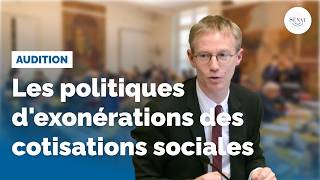 Les politiques dexonérations des cotisations sociales [upl. by Einahpetse]