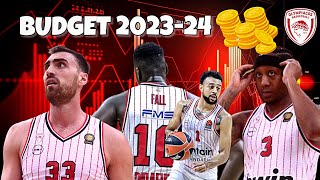 Olympiacos BC BUDGET for the 202324 Season [upl. by Muraida]