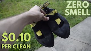 EASIEST Way To Deodorize Climbing Shoes [upl. by Harbison461]