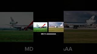 DC10 beats up MD11 because MD11 took DC10s secret formula talon planes aviation memes fypシ [upl. by Osicran784]