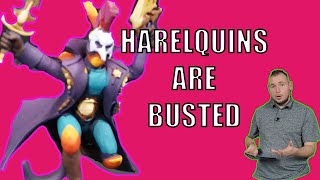 Harlequins Are Busted 40k 9th Ed Tournament Report [upl. by Ntsud]