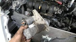 1318 Nissan Sentra how to replace starterComo quitar la Marcha Ostarter O Motor de arranque [upl. by Ruhl]