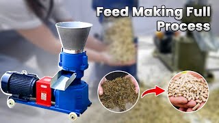 Feed Making Full Process  Pellet Feed Machine  Western Agriculture Machinery  Zhengzhou China [upl. by Jevon610]