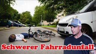 Pietro Lombardi Schwerer Fahrradunfall heute Morgen [upl. by Mahoney]