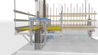 Bitschnau Slipform Animation Gleitschalung Slipforming FUTURA System [upl. by Eidnew227]