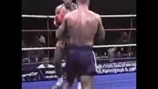 Muay Thai Ramon Dekker VS TKD mixed with Muay Thai Hassan Kasraoui [upl. by Imhsar433]