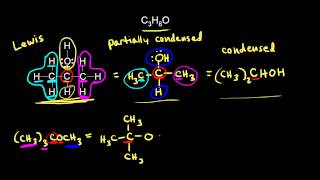 Condensed structures  Structure and bonding  Organic chemistry  Khan Academy [upl. by Hector]