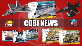 COBI News by PBricks Part 6  Ferdinand Elefant Higgins Boat F22 MiG28  cobi bricks [upl. by Cirre]