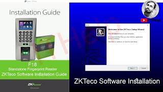 How to setup ZKTeco F18 Time Attendance Management software  Install ZKTeco finger print software [upl. by Yraillih]