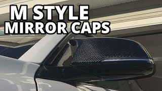 UNEXPECTEDLY EASY  M Style Mirror Caps Install BMW M240i [upl. by Katya]