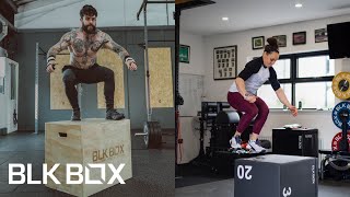 The difference between soft and hard Plyo Jump Boxes  BLK BOX [upl. by Droffilc]