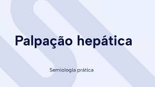 Como fazer Palpação Hepática  Exame Abdominal [upl. by Aliled]