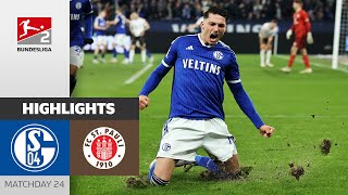 Schalkes Magic  FC Schalke 04  FC St Pauli 31  Highlights  MD 24  Bundesliga 2 202324 [upl. by Rinna]