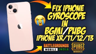 🔥FIXED iPhone Gyroscope 100 in BGMI PUBGM  Gyroscope Not Working Problem Solved [upl. by Manly]