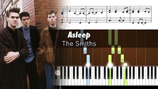 The Smiths  Asleep  Accurate Piano Tutorial with Sheet Music [upl. by Gabby]