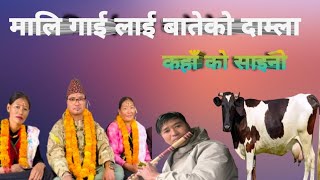 New Nepali Song  Resham  Mali Gailai Bateko Damla  •प्युथाने गाइने दाइले बस मा गाय पछि Resham [upl. by Saw]