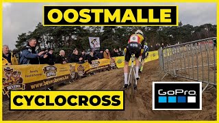 CYCLOCROSS RACE  OOSTMALLE BELGIUM  GoPro hero 12 BIKE FOOTAGE  4K 60 fps [upl. by Annayak]