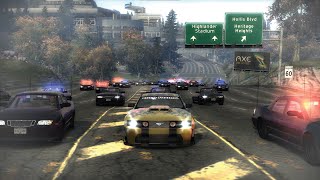 how many cops in there  Need for speed most wanted MOD [upl. by Annahgiel]