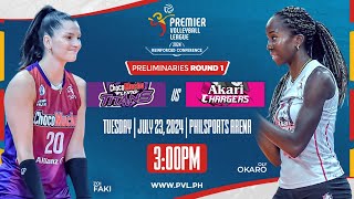 CHOCO MUCHO vs AKARI  Full Match  Preliminaries  2024 PVL Reinforced Conference [upl. by Zanze]