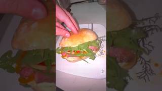 Steak Sandwich On Homemade Ciabatta Roll steak sandwich recipe reeks viral fyp food foodies [upl. by Aileme608]