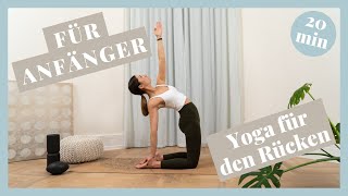 Yoga Flow für Rücken Schulter amp Nacken  20 Minuten Entspannung amp Kräftigung [upl. by Enirroc]