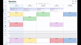 iDoceo  PARTIE 12  Horaires Planner Timeline et Calendrier [upl. by Beatriz]