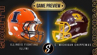 Illinois vs Central Michigan Game Preview and Prediction  College Football Week 3 [upl. by Richard]