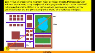 Twierdzenie Pitagorasa  Zadanie praktyczne  Matfiz24pl [upl. by Annairdua]