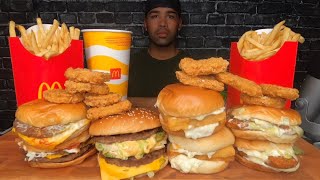 ASMR MCDONALDS MUKBANG [upl. by Annyrb]