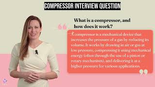 What is compressor type of compressor how compressor works compressor interview questions and ans [upl. by Doolittle]