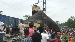 Kanchenjunga express train malgari accident time 8ta45time [upl. by Noyrb]