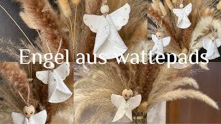 Engel basteln aus Wattepets ￼￼ Christmas DIY  Weihnachtsdeko selbst basteln ￼ [upl. by Gavette739]