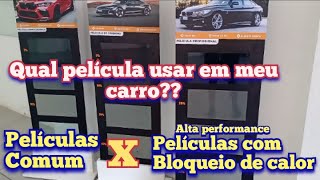 Diferença entre películas quotInsulfilmquot profissionalcarbononanoceramica [upl. by Elletnwahs]