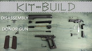 KIT BUILD  DISASSEMBLY DONOR GUN Tokyo Marui M1911A1  AIRSOFT [upl. by Nell]