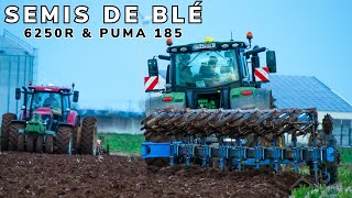 SEMIS BLÉ DUR  6250R amp PUMA 185 [upl. by Clemmie458]