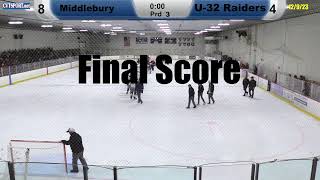 12923 Middlebury  U32 Boys Hockey [upl. by Justine]