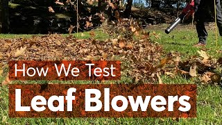 How We Test Leaf Blowers  Consumer Reports [upl. by Combes]