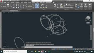 Como hacer un Codo 3D usando Revolve Autocad [upl. by Aicillyhp]