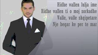 Shpat Kasapi  Valle Kosovare  Lyrics [upl. by Baxy]