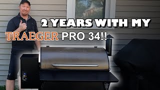 Two Year Review Of My Traeger Pro 34 [upl. by Amorette]