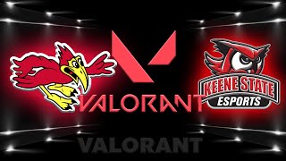 Keene State 33 vs Coffeyville CC 33  Playfly College Esports Varsity Plus Valorant [upl. by Ailahtan]