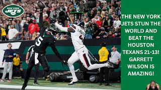 The Jets stun the world and beat the Houston Texans [upl. by Arianna]