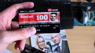 Bahncard 100  Unboxing [upl. by Salangi341]