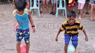 Balloon race Part2 Team Cocong vs Team Lucas [upl. by Hacim]