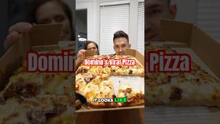 Trying Domino’s Viral Pizza 🍕 dominos dominosviralpizza bestpizza [upl. by Narrat]