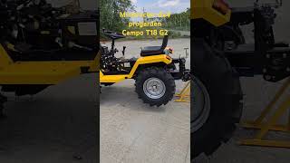 Campo T18 G2 minitractor progarden 4x4 cu două diferențiale [upl. by Mullane436]