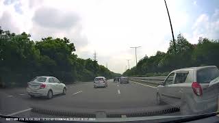 Noida expressway view from dashcam [upl. by Elison]