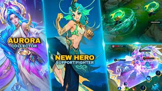 MLBB UPCOMING NEW HERO  AURORA SKIN  AURORA OCTOBER COLLECTOR SKIN  NEW HERO  MOBILE LEGENDS [upl. by Audrit183]