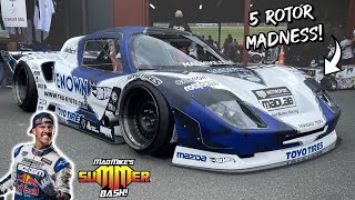 EXCLUSIVE  Mad Mikes 787D  Worlds First 5 Rotor  Official Unveiling amp Revving Action [upl. by Seabrook]